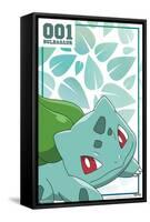 Pokémon - Bulbasaur 001-Trends International-Framed Stretched Canvas