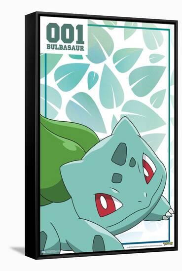 Pokémon - Bulbasaur 001-Trends International-Framed Stretched Canvas