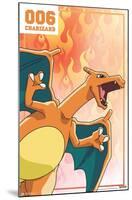 Pokémon - Charizard 006-Trends International-Mounted Poster