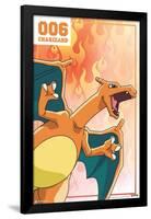 Pokémon - Charizard 006-Trends International-Framed Poster