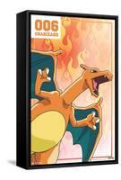 Pokémon - Charizard 006-Trends International-Framed Stretched Canvas