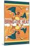 Pokémon - Charizard - Bring the Heat-Trends International-Mounted Poster