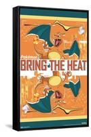 Pokémon - Charizard - Bring the Heat-Trends International-Framed Stretched Canvas