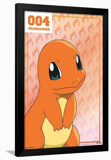 Pokémon - Charmander 004-Trends International-Framed Poster