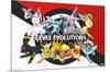 Pokémon - Eeveelution-Trends International-Mounted Poster