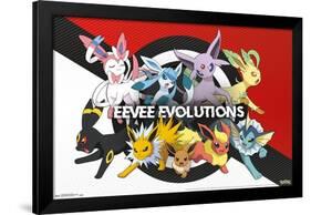 Pokémon - Eeveelution-Trends International-Framed Poster