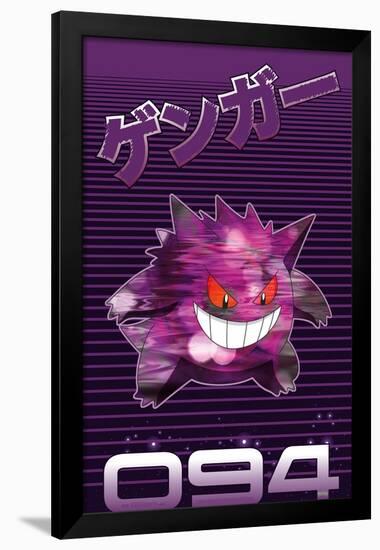 Pokémon - Gengar-Trends International-Framed Poster