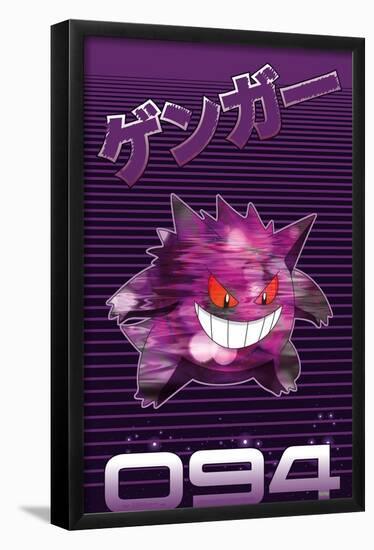 Pokémon - Gengar-Trends International-Framed Poster