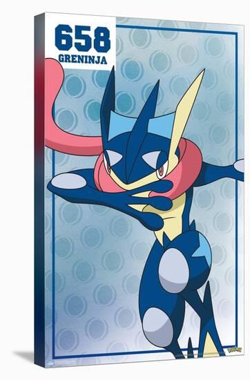 Pokémon - Greninja 658-Trends International-Stretched Canvas