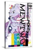 Pokémon - Mewtwo Distortion-Trends International-Stretched Canvas