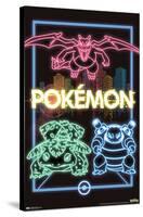 Pokémon - Neon Group-Trends International-Stretched Canvas