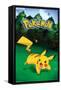 Pokémon - Pikachu Catch-Trends International-Framed Stretched Canvas