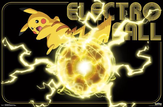 Pokémon- Pikachu Electro Ball-null-Lamina Framed Poster