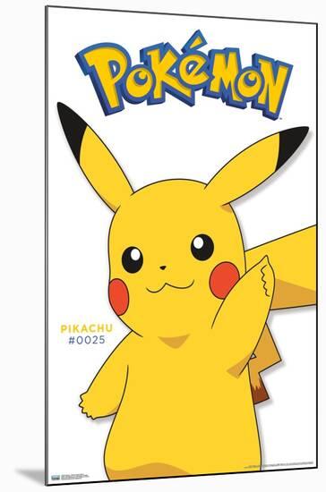 Pokémon - Pikachu Feature Series-Trends International-Mounted Poster