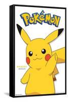 Pokémon - Pikachu Feature Series-Trends International-Framed Stretched Canvas