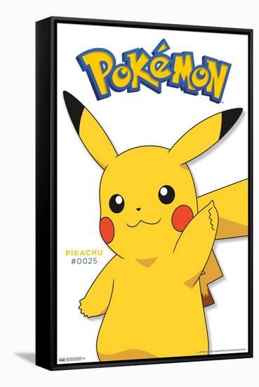 Pokémon - Pikachu Feature Series-Trends International-Framed Stretched Canvas