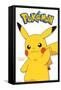 Pokémon - Pikachu Feature Series-Trends International-Framed Stretched Canvas