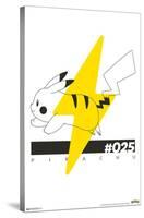 Pokémon - Pikachu Line 25-Trends International-Stretched Canvas