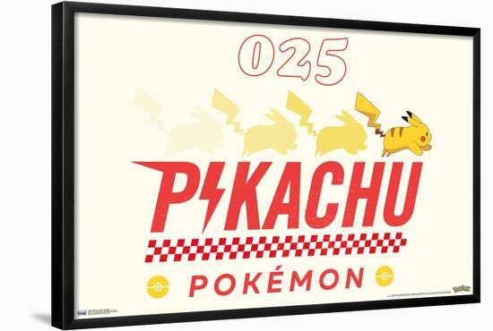 Pokémon - Pikachu Nostalgia-Trends International-Framed Poster