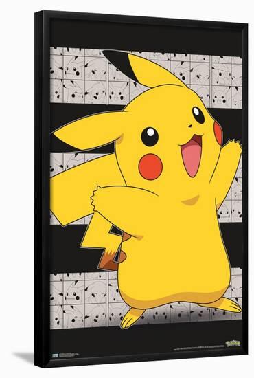 Pokémon - Pikachu Open Arms-Trends International-Framed Poster