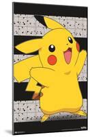 Pokémon - Pikachu Open Arms-Trends International-Mounted Poster