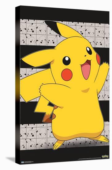 Pokémon - Pikachu Open Arms-Trends International-Stretched Canvas