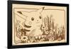 Pokémon - Pikachu Sepia-Trends International-Framed Poster