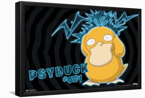 Pokémon - Psyduck - Confusion-Trends International-Framed Poster