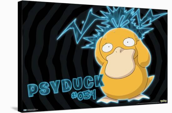 Pokémon - Psyduck - Confusion-Trends International-Stretched Canvas