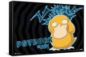 Pokémon - Psyduck - Confusion-Trends International-Framed Stretched Canvas