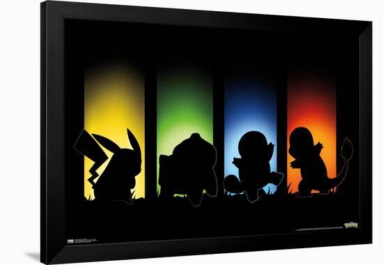 Pokémon - Shadows-Trends International-Framed Poster