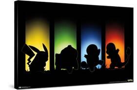 Pokémon - Shadows-Trends International-Stretched Canvas