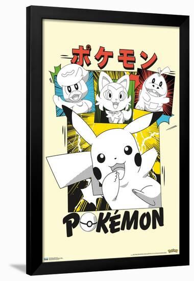 Pokémon - Smiles Anime-Trends International-Framed Poster