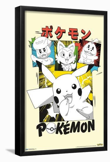 Pokémon - Smiles Anime-Trends International-Framed Poster