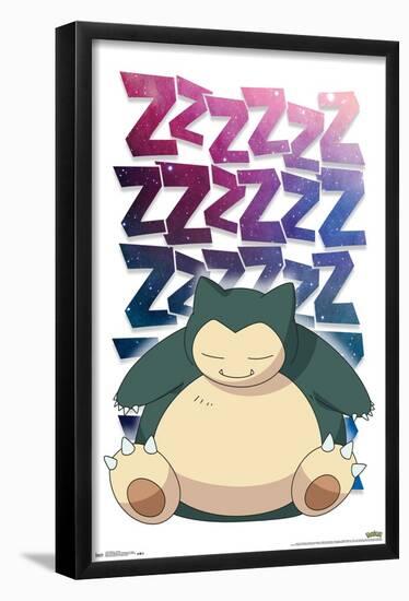 Pokémon - Snorlax-Trends International-Framed Poster