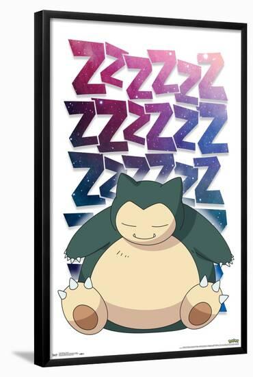 Pokémon - Snorlax-Trends International-Framed Poster