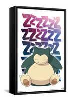 Pokémon - Snorlax-Trends International-Framed Stretched Canvas