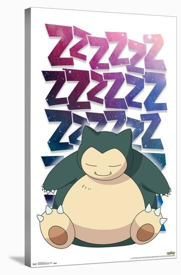 Pokémon - Snorlax-Trends International-Stretched Canvas