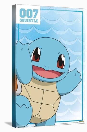 Pokémon - Squirtle 007-Trends International-Stretched Canvas