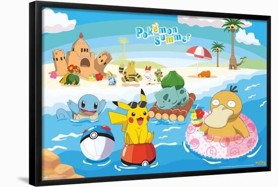 Pokémon - Summer-Trends International-Framed Poster