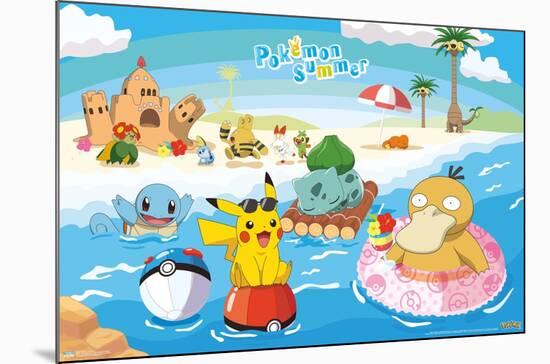Pokémon - Summer-Trends International-Mounted Poster