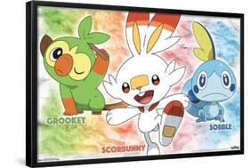 Pokémon: SWORD AND SHIELD - GROUP-null-Framed Standard Poster