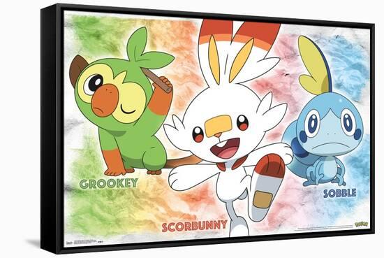 Pokémon: Sword and Shield - Group-Trends International-Framed Stretched Canvas