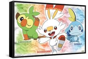 Pokémon: Sword and Shield - Group-Trends International-Framed Stretched Canvas