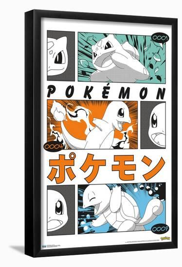 Pokémon - Trio Anime-Trends International-Framed Poster