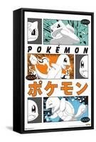 Pokémon - Trio Anime-Trends International-Framed Stretched Canvas