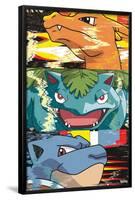 Pokémon - Trio Distortion-Trends International-Framed Poster