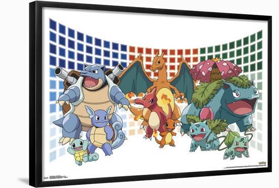 Pokémon - Trio Evolutions-null-Framed Standard Poster