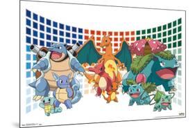 Pokémon - Trio Evolutions-Trends International-Mounted Poster