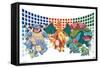 Pokémon - Trio Evolutions-Trends International-Framed Stretched Canvas